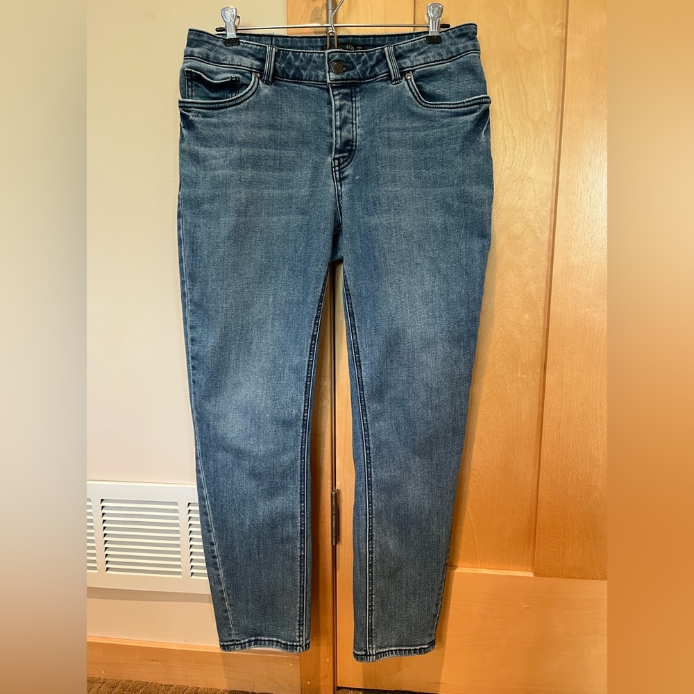 PRANA Mid Rise Buxton Button Fly Cropped Jeans sz 6